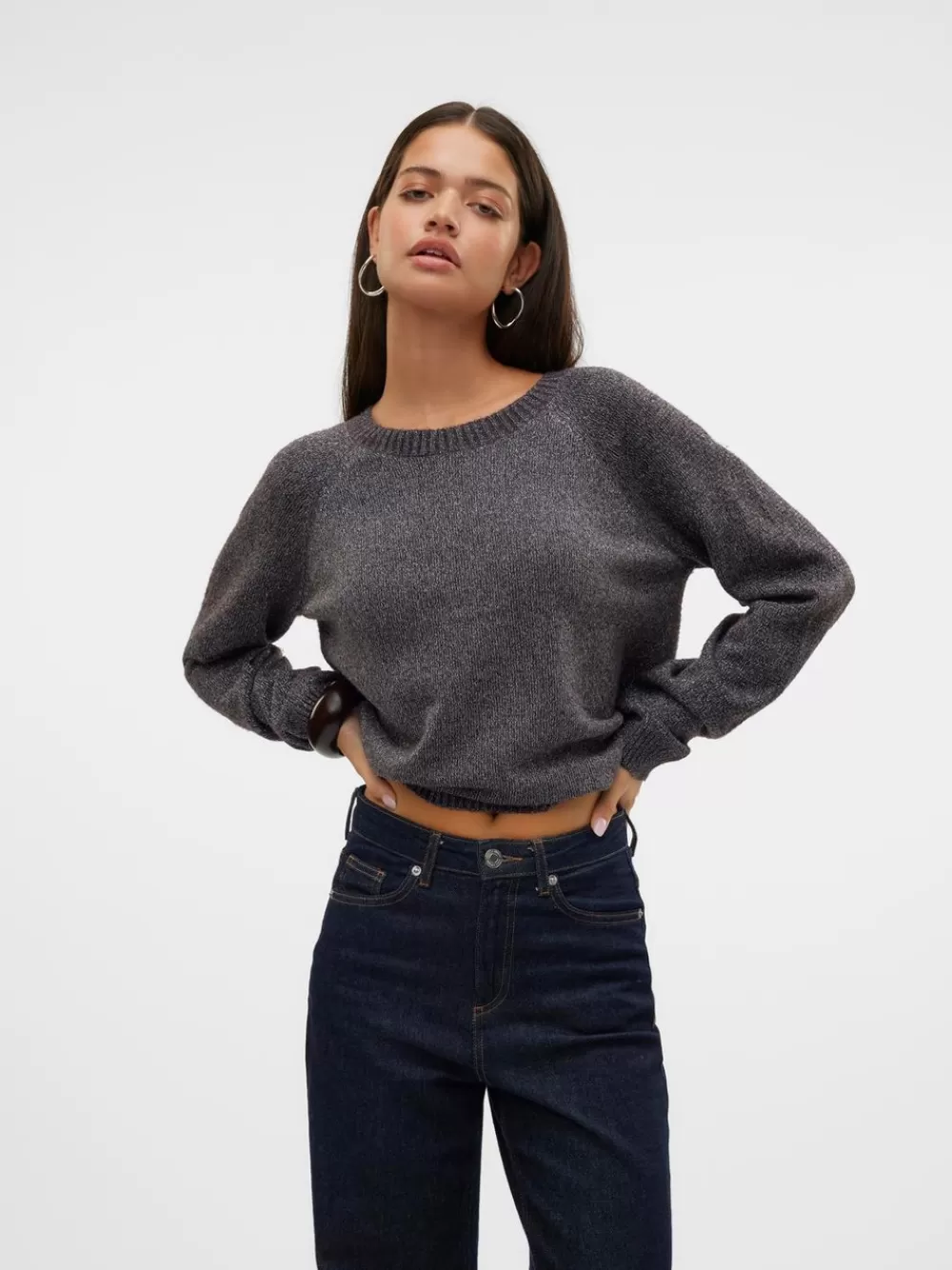 VERO MODA VMDOFFYSHINE Neulepuserot Plum Perfect Hot
