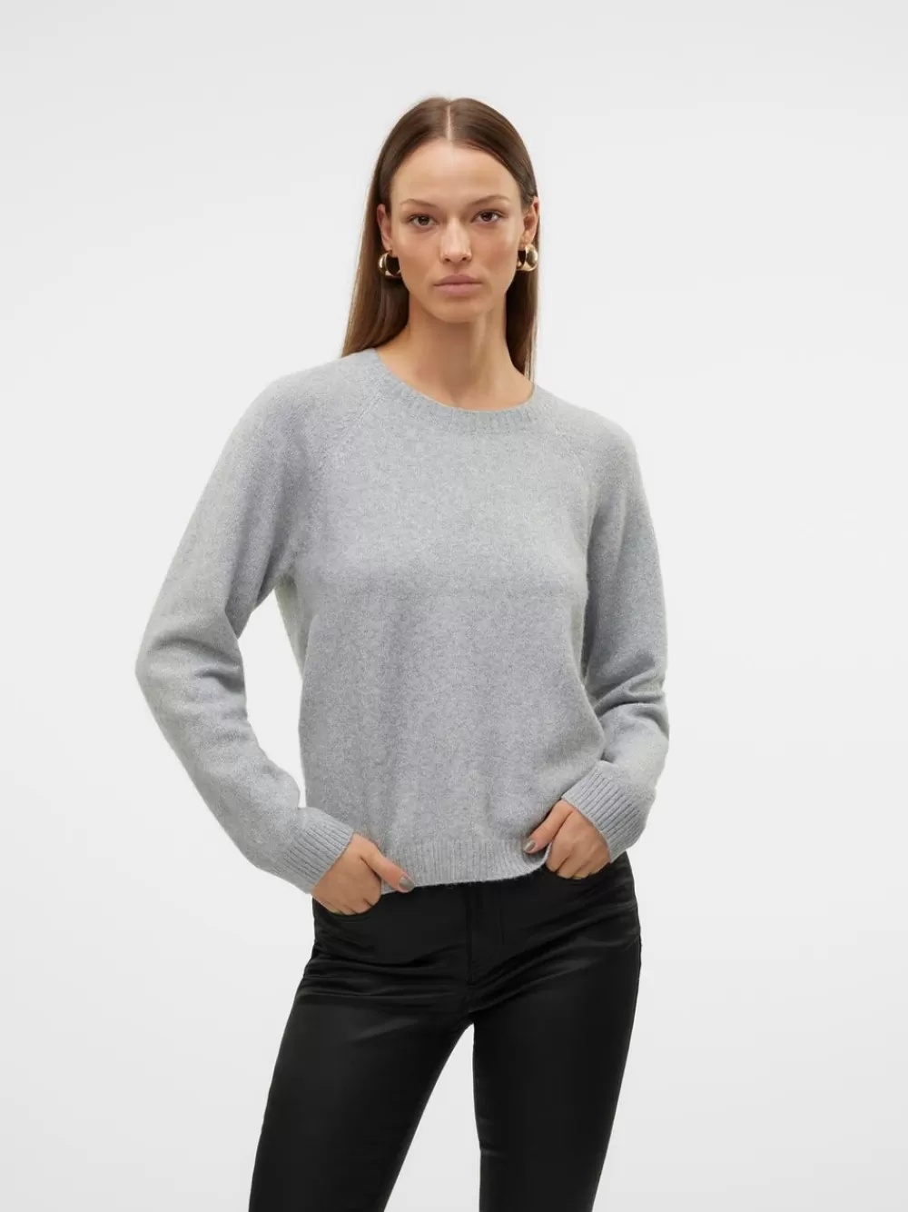 VERO MODA VMDOFFYSHINE Neulepuserot Light Grey Melange Best Sale