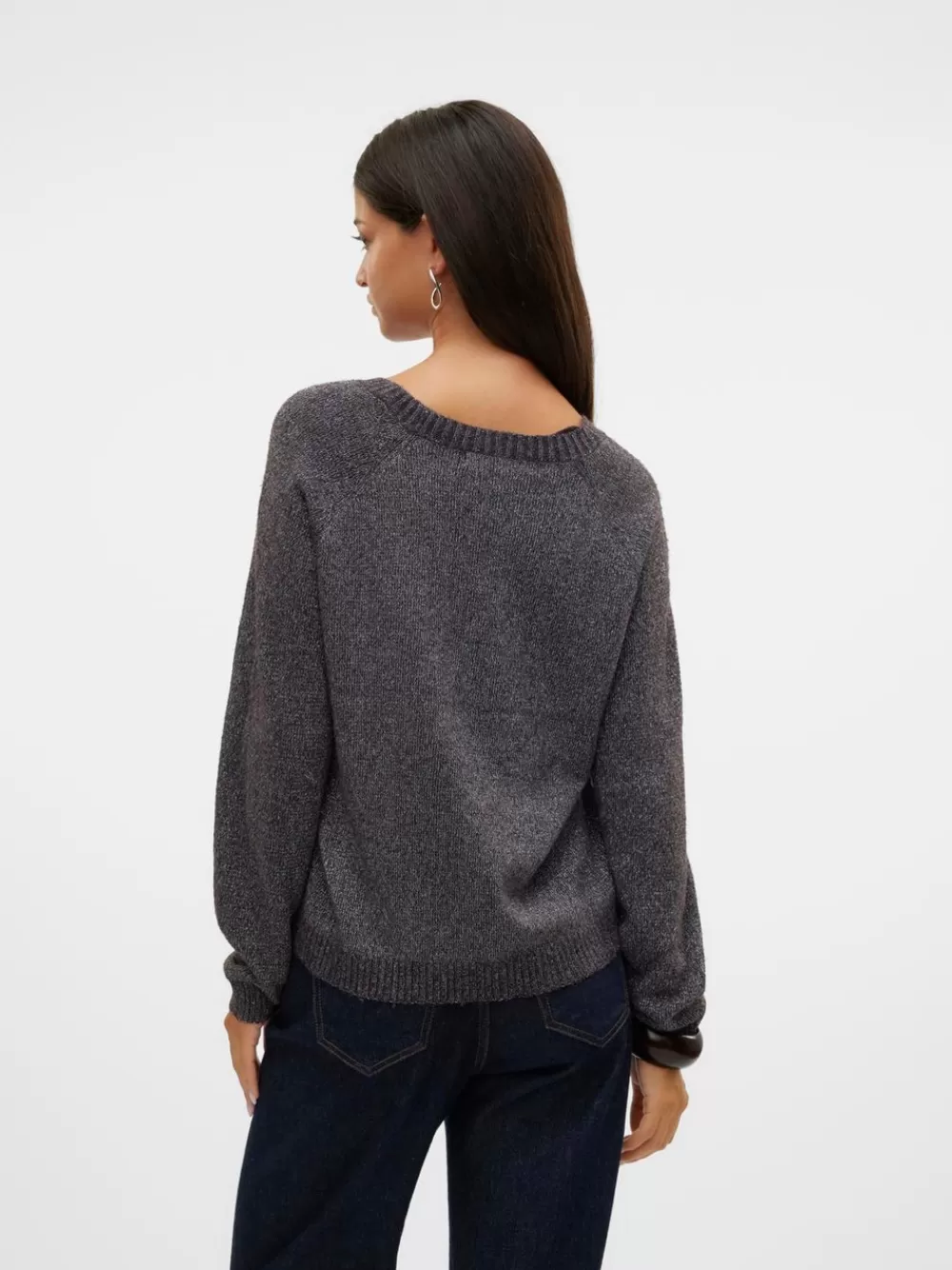 VERO MODA VMDOFFYSHINE Neulepuserot Plum Perfect Hot