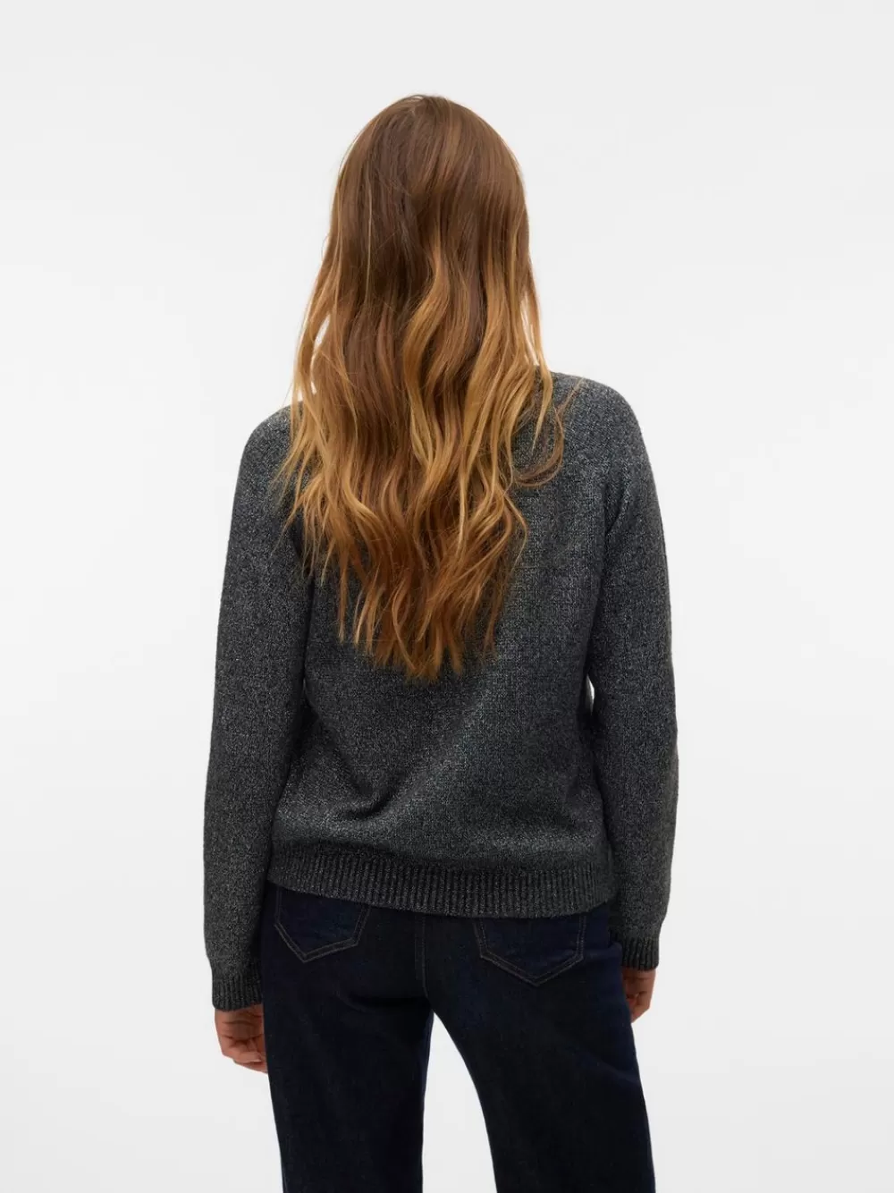 VERO MODA VMDOFFYSHINE Neulepuserot Asphalt Online