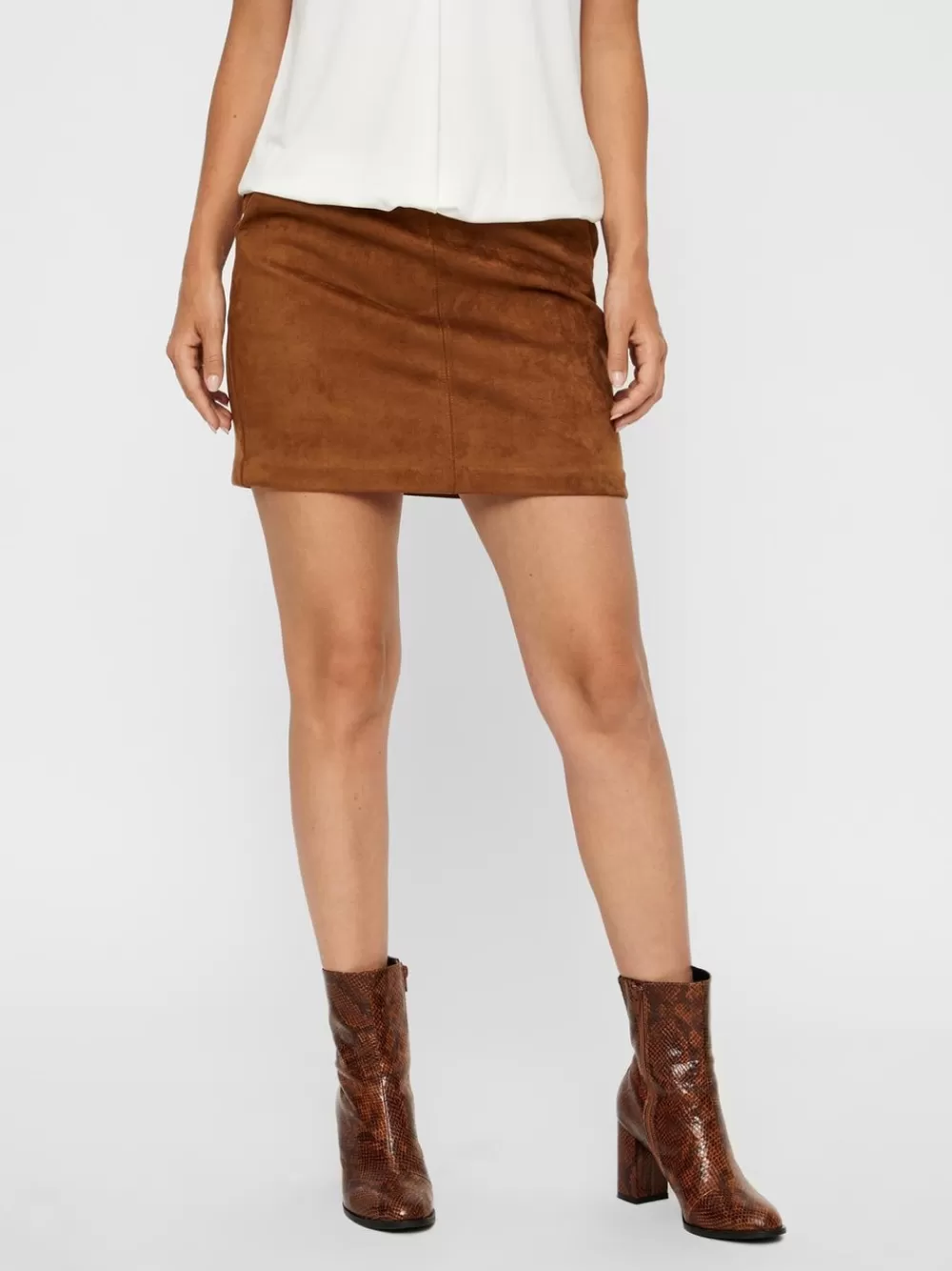 VERO MODA VMDONNADINA Lyhyt hame Cognac Online