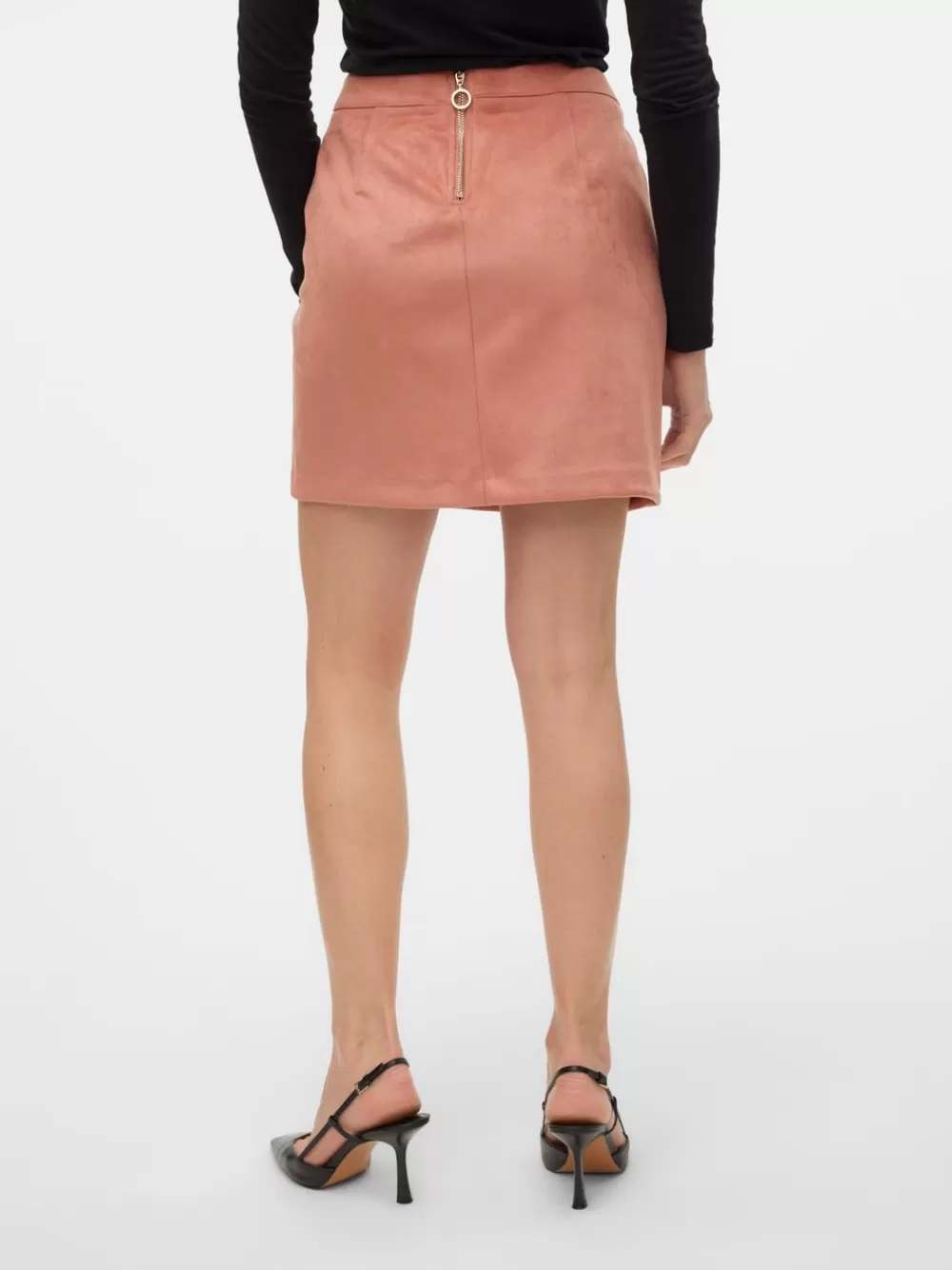 VERO MODA VMDONNADINA Lyhyt hame Old Rose Hot