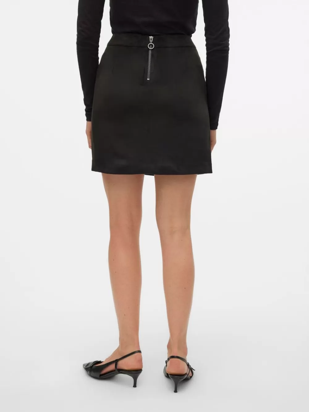 VERO MODA VMDONNADINA Lyhyt hame Black Fashion