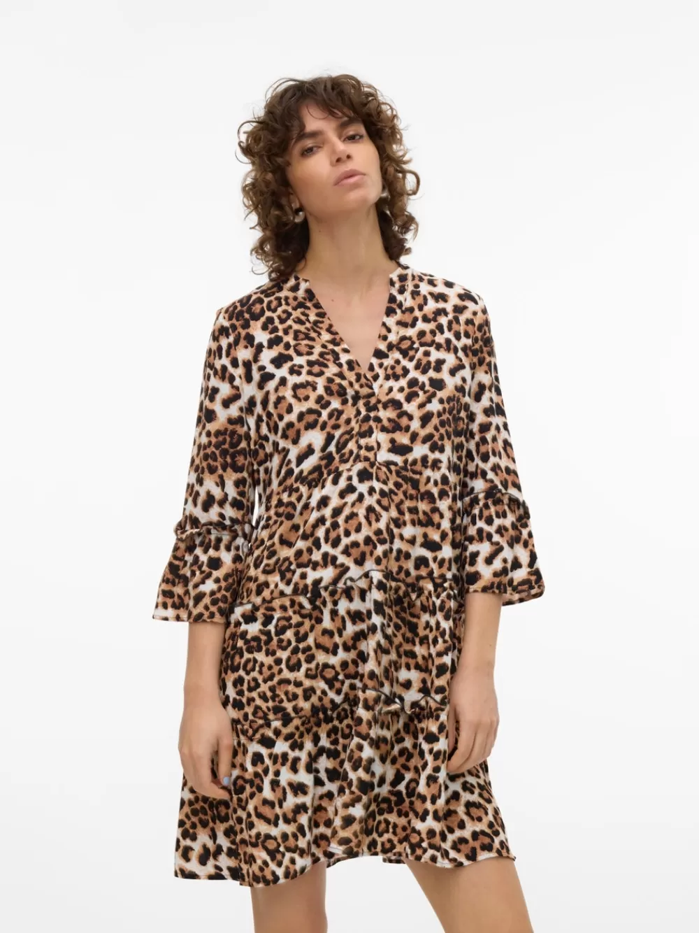 VERO MODA VMEASY Lyhyt mekko Tan Hot
