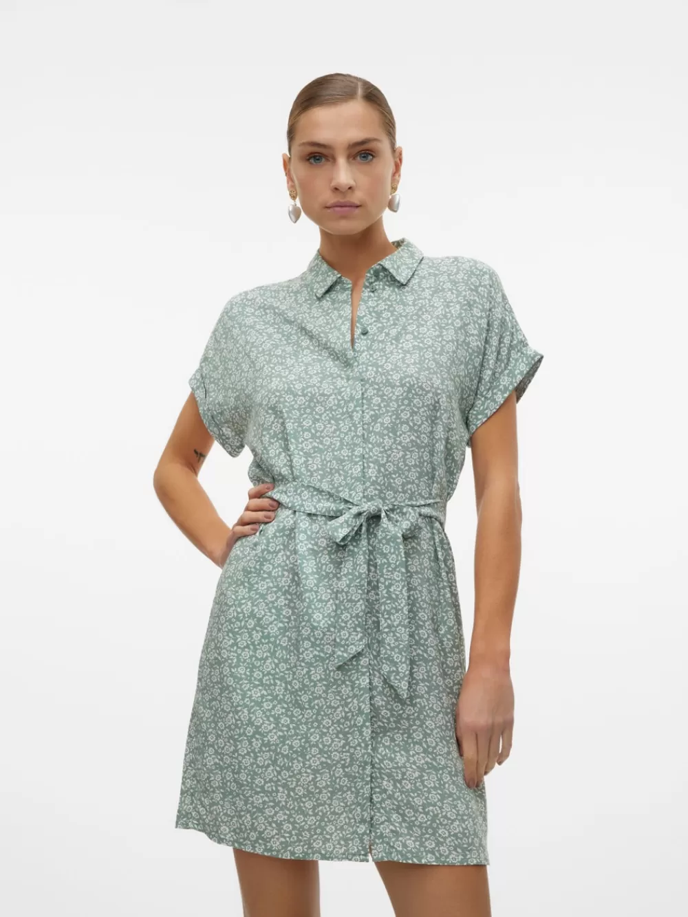VERO MODA VMEASY Lyhyt mekko Hedge Green Outlet