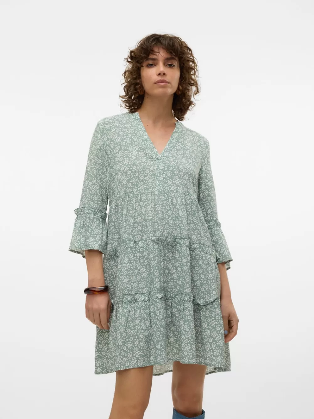 VERO MODA VMEASY Lyhyt mekko Hedge Green Best Sale