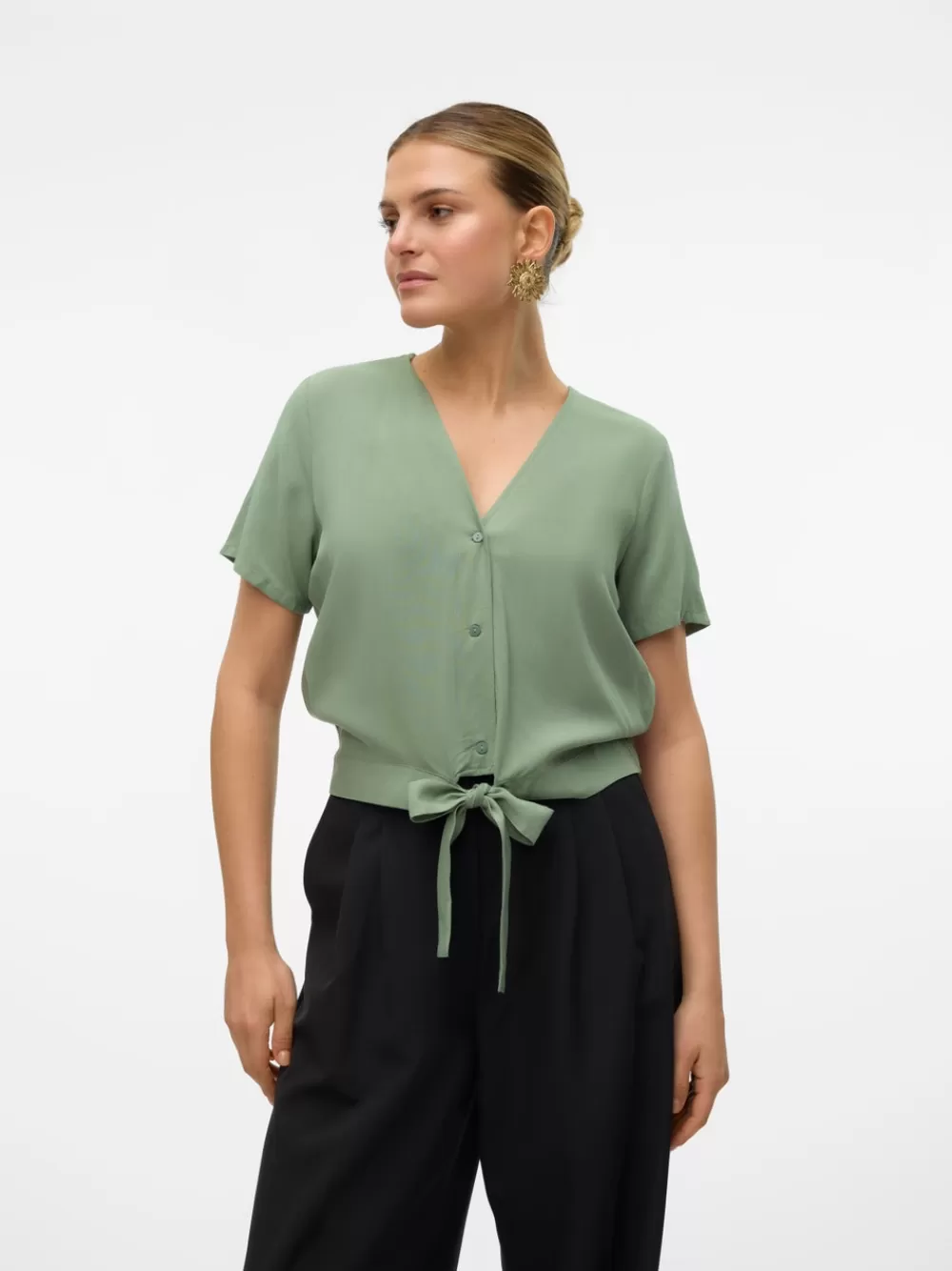 VERO MODA VMEASY Topit Hedge Green Flash Sale