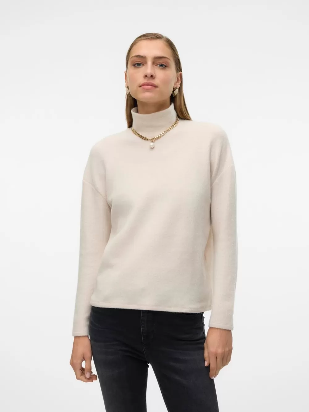 VERO MODA VMEBBA Topit Oatmeal Clearance