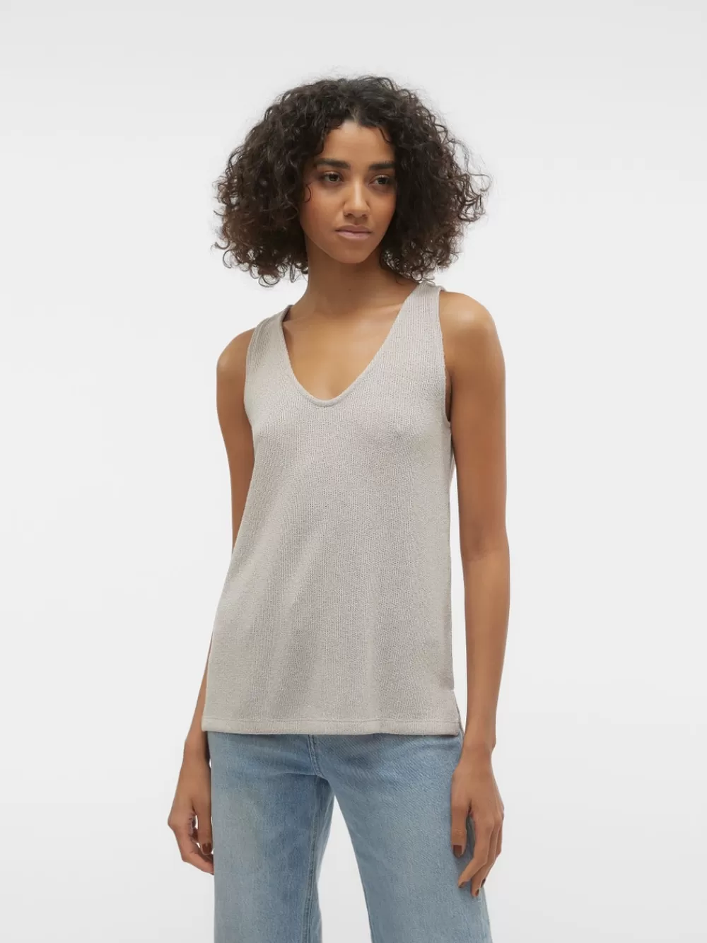 VERO MODA VMEDDIE Neulepuserot Oatmeal Store