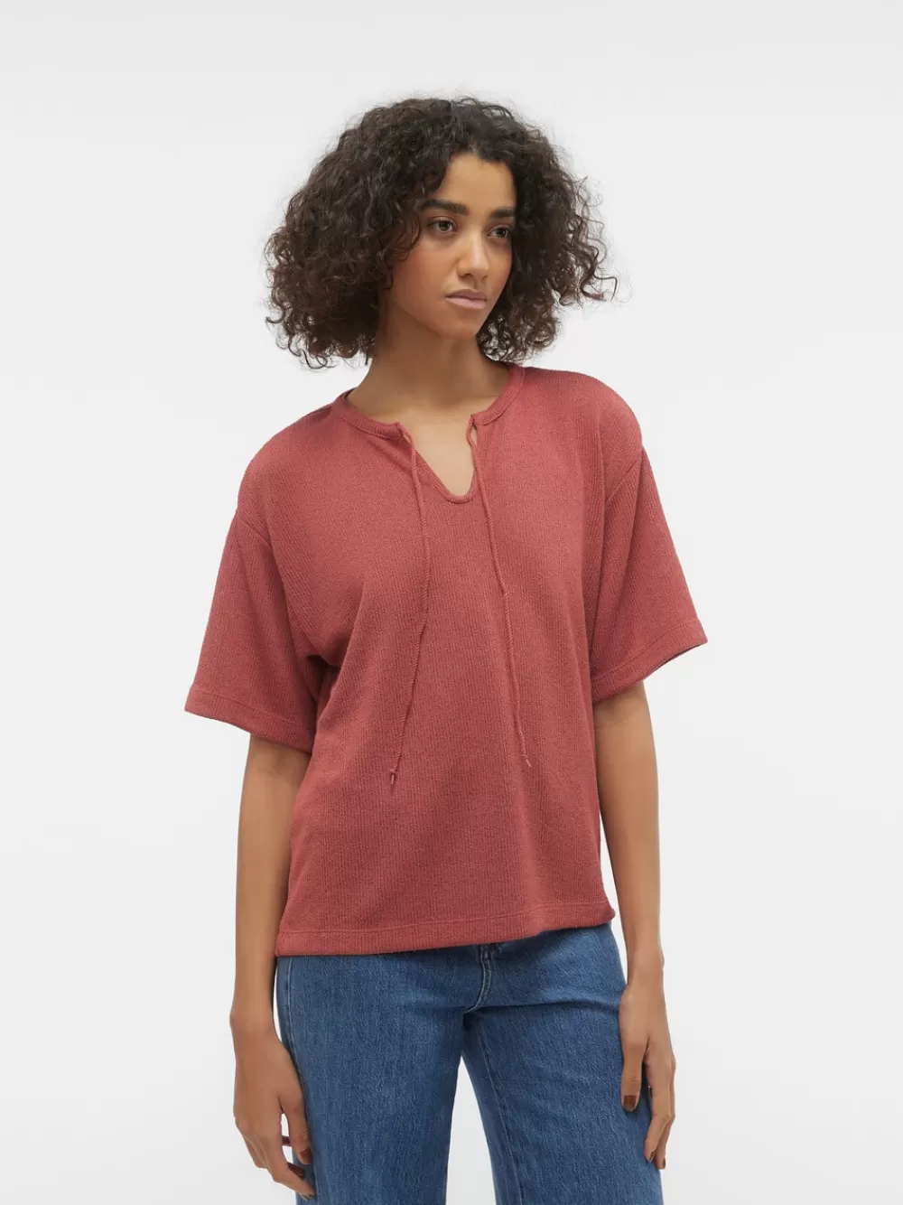 VERO MODA VMEDDIE Neulepuserot Marsala Sale