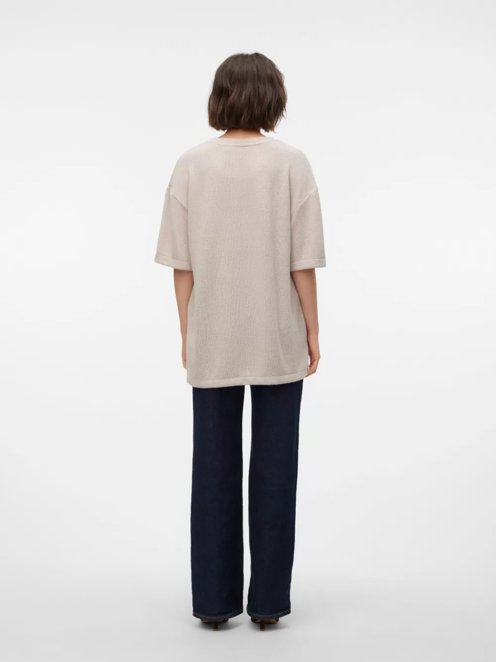 VERO MODA VMEDDIE Neulepuserot Oatmeal Best Sale
