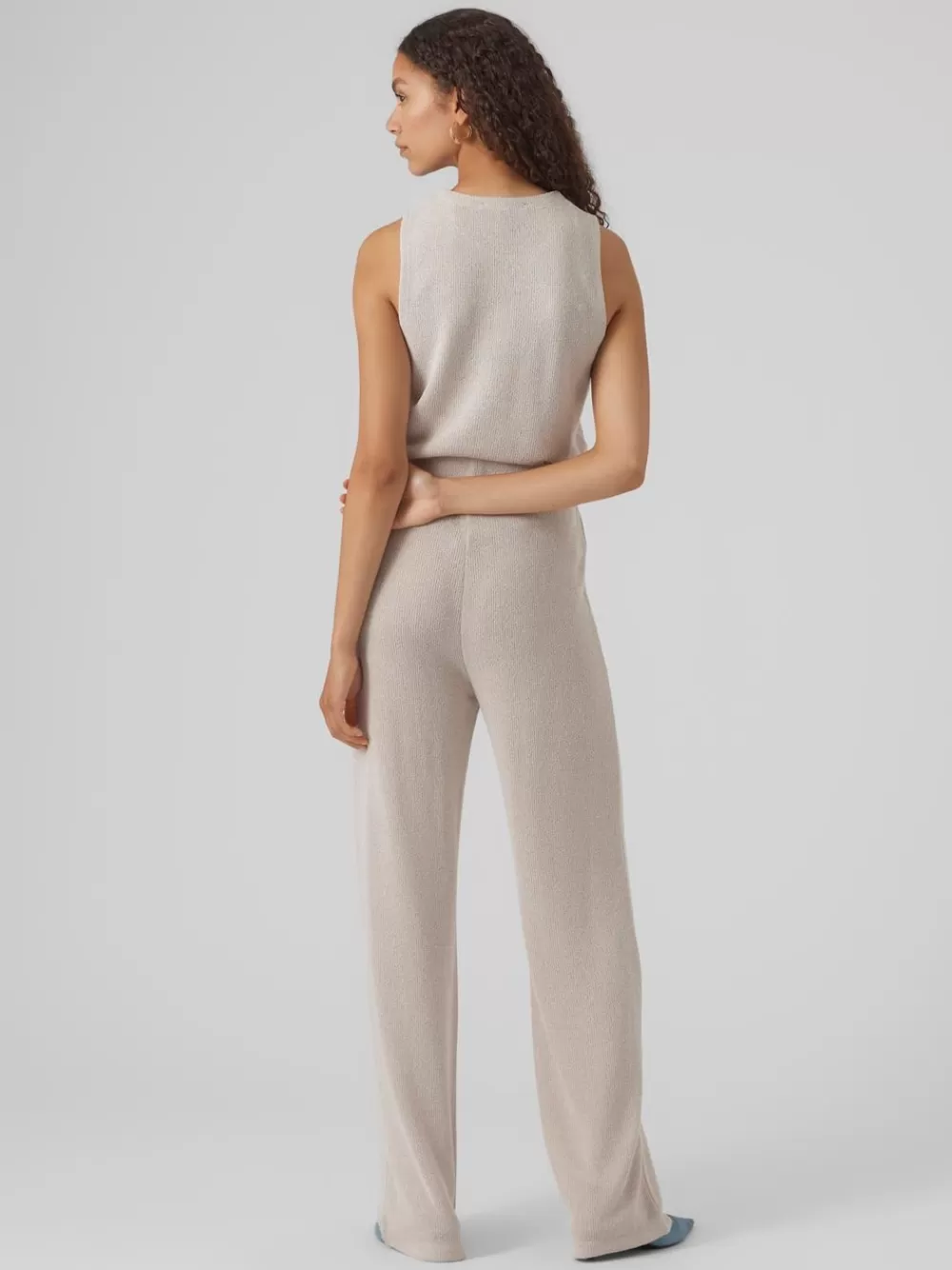 VERO MODA VMEDDIE Neulepuserot Oatmeal Cheap