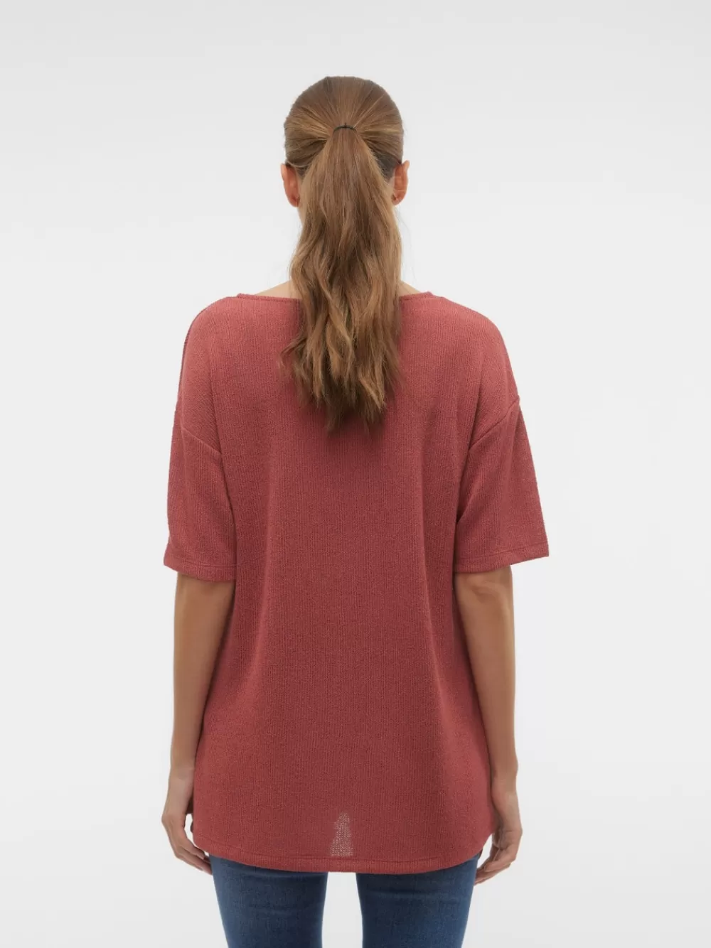 VERO MODA VMEDDIE Neulepuserot Marsala Best Sale