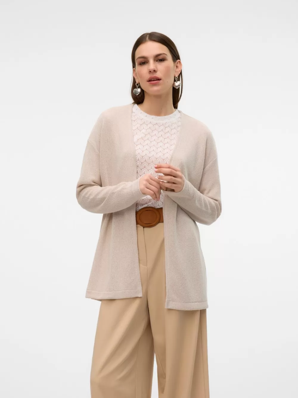 VERO MODA VMEDDIE Neuletakit Oatmeal Best