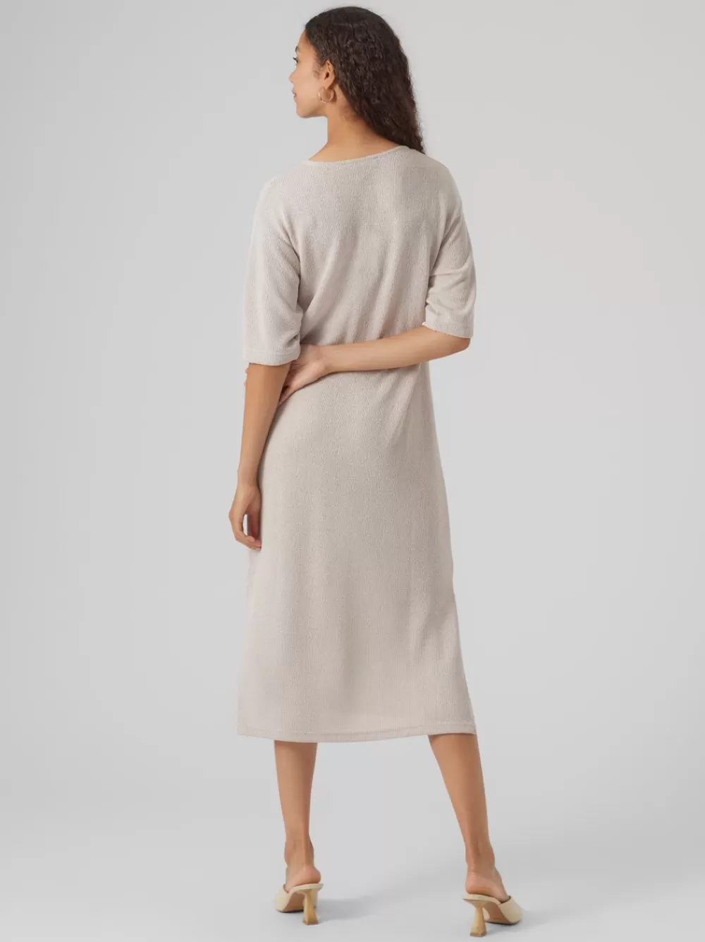VERO MODA VMEDDIE Pitkä mekko Oatmeal Clearance