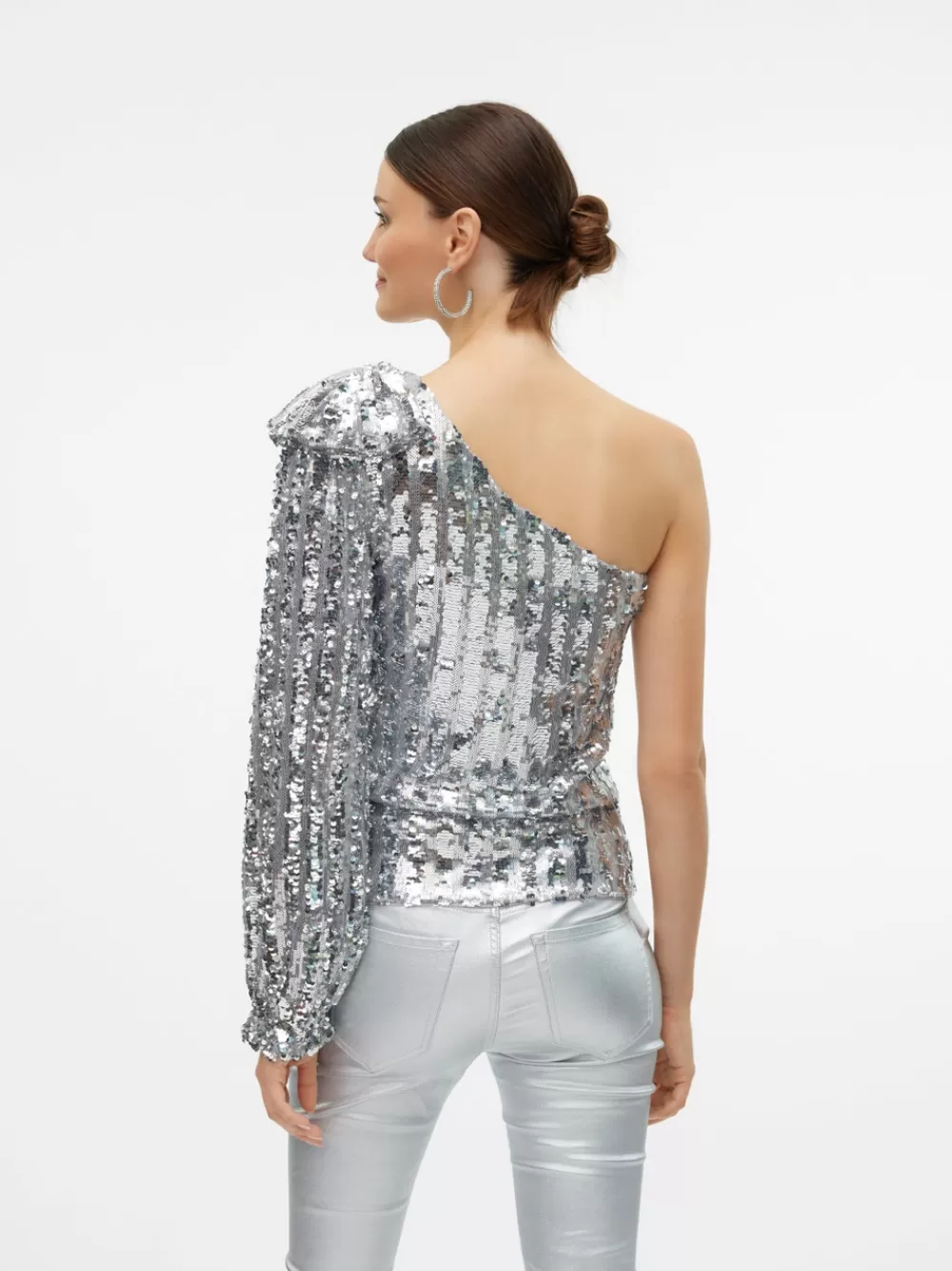 VERO MODA VMEFI Topit Silver Colour Clearance