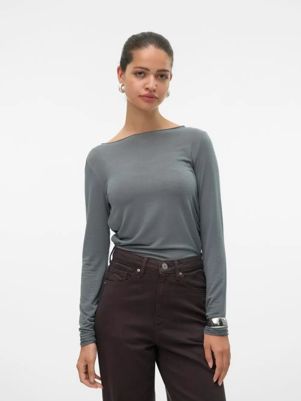 VERO MODA VMELIANA Topit Balsam Green Flash Sale