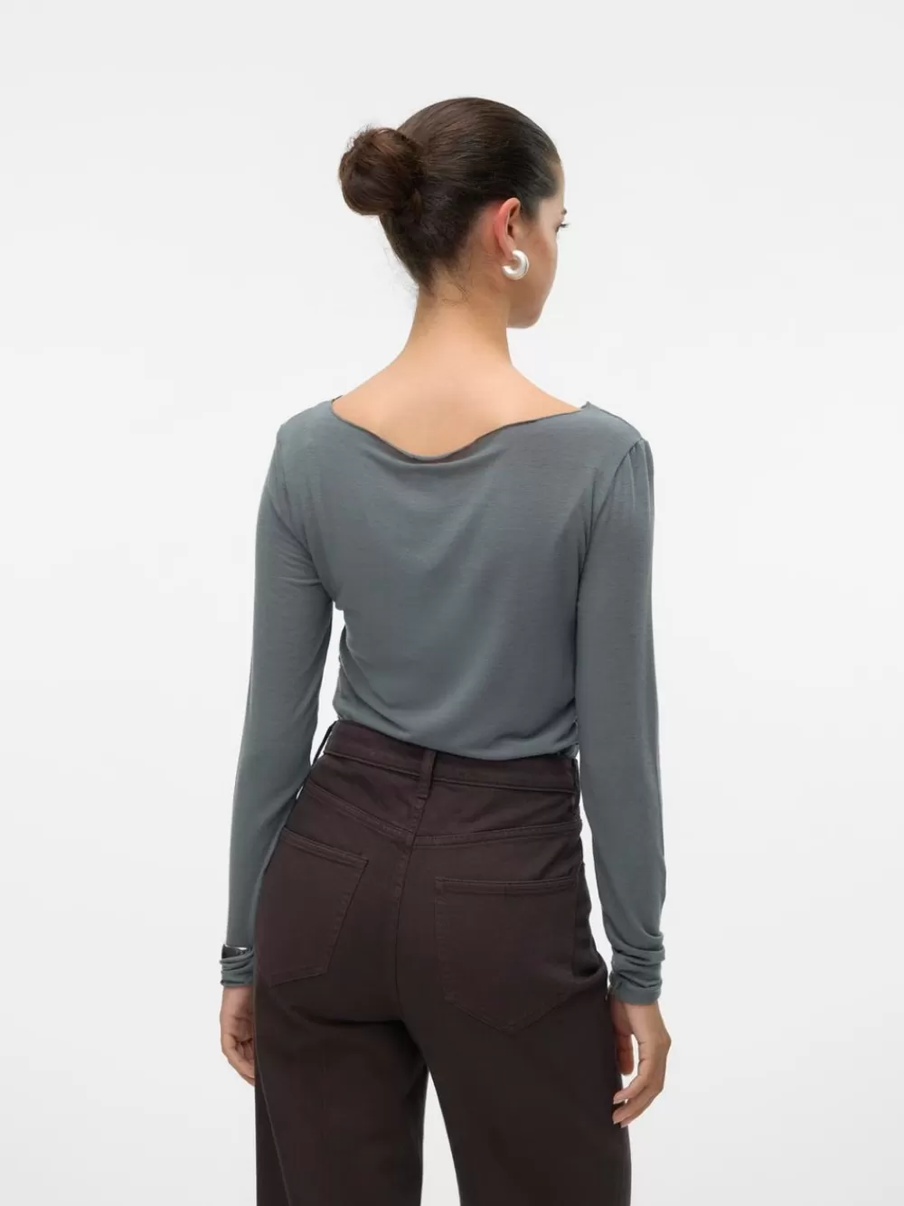 VERO MODA VMELIANA Topit Balsam Green Flash Sale