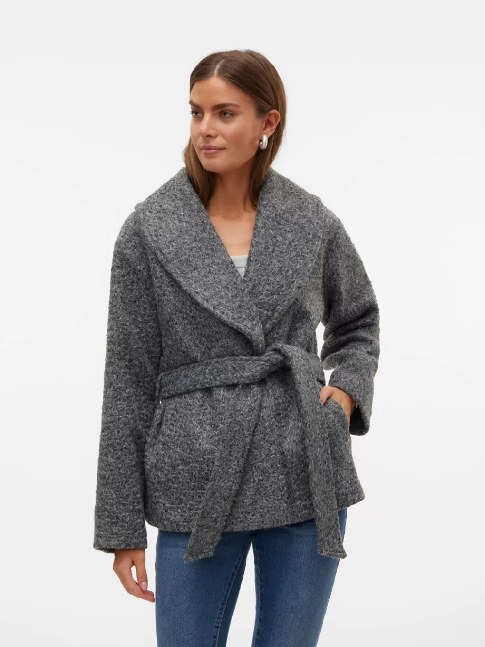 VERO MODA VMELITEBERGEN Takit Dark Grey Melange Store