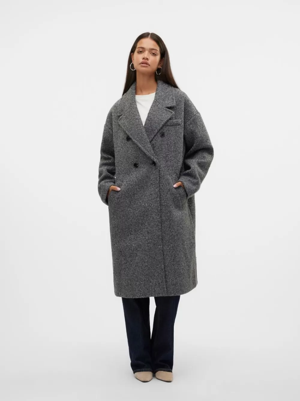 VERO MODA VMELITEERIKA Takit Dark Grey Melange New