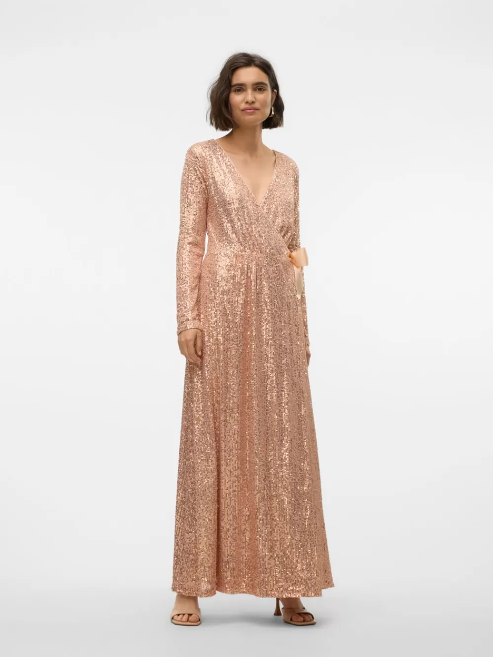 VERO MODA VMELLA Pitkä mekko Misty Rose Cheap