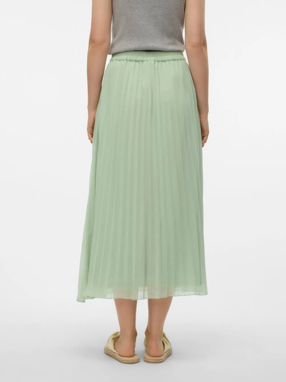 VERO MODA VMELLINA Pitkä hame Smoke Green Discount