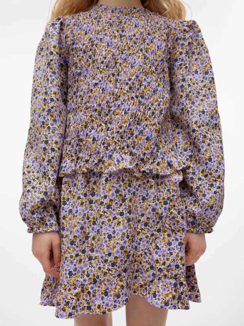 VERO MODA VMELSA Normaali vyötärö Lyhyt hame Birch Flash Sale