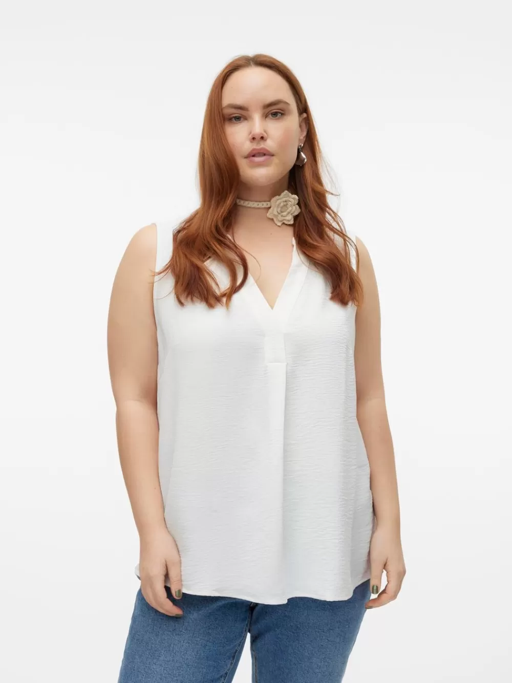 VERO MODA VMELVA Topit Snow White Best