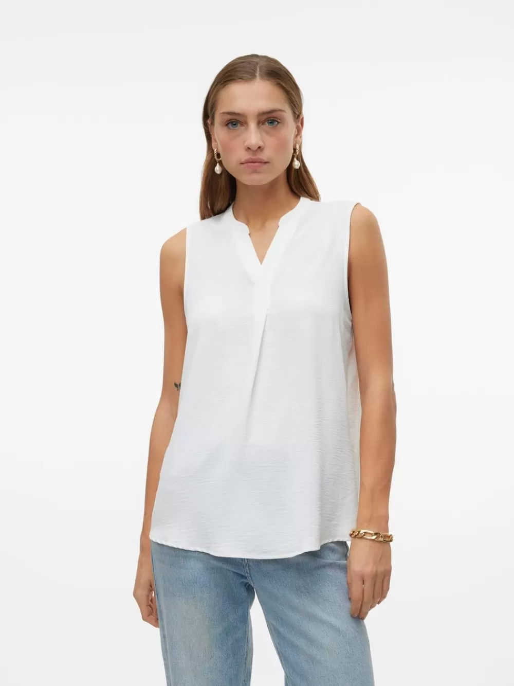 VERO MODA VMELVA Topit Snow White Best