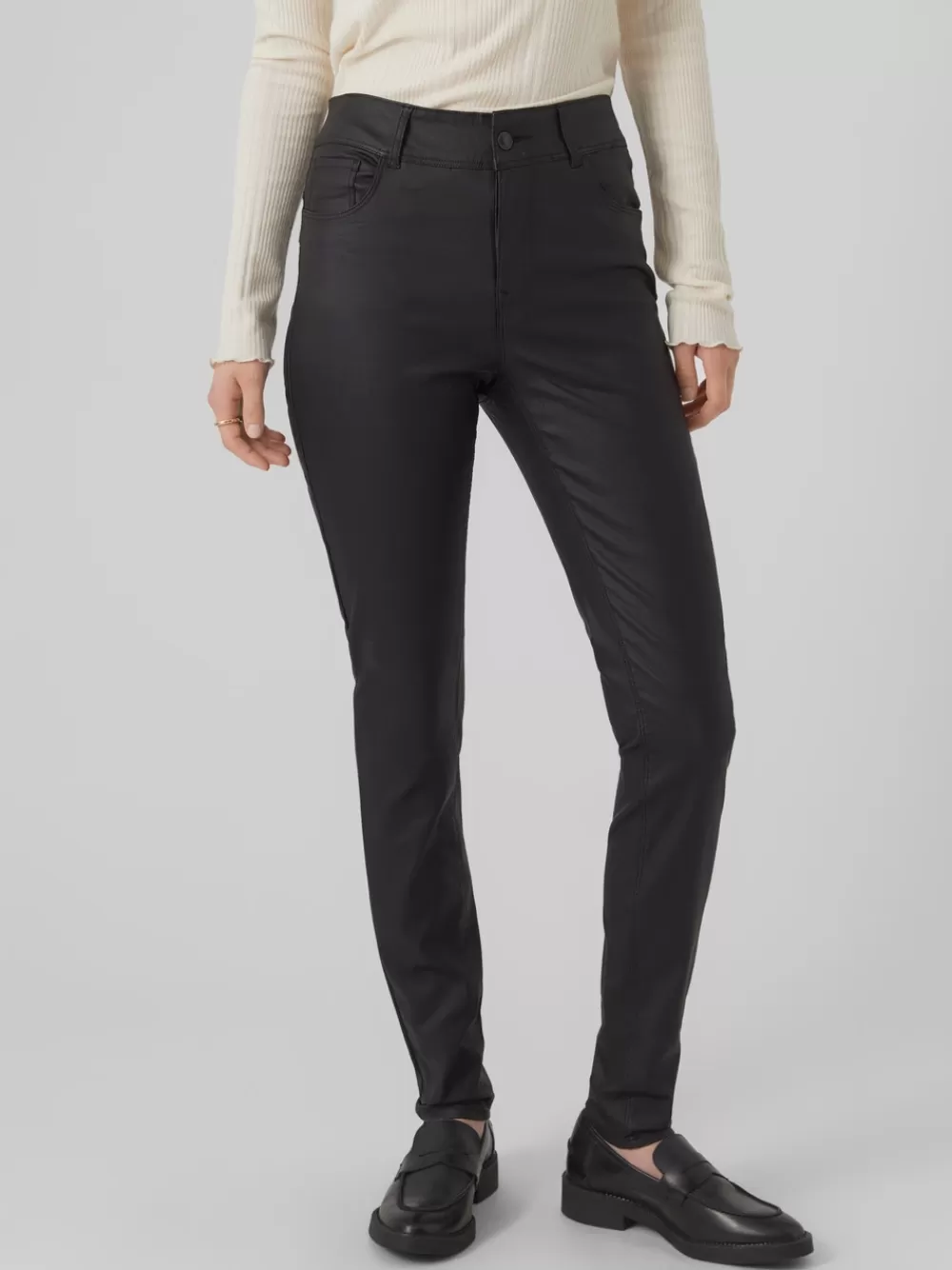 VERO MODA VMEMBRACE Normaali vyötärö Housut Black New