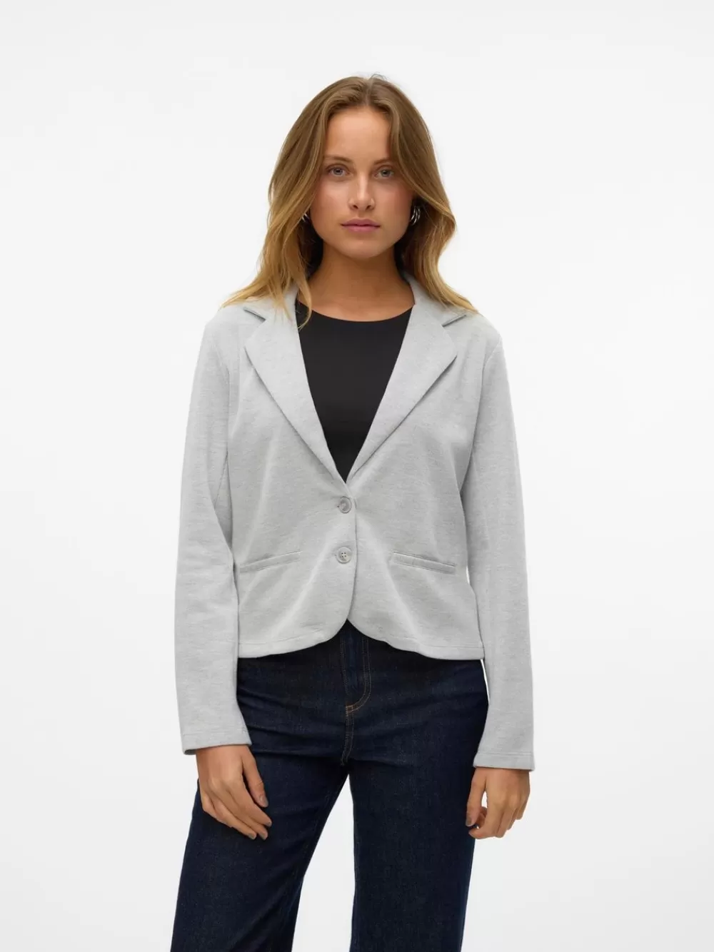 VERO MODA VMEMMA Bleiserit Light Grey Melange Discount