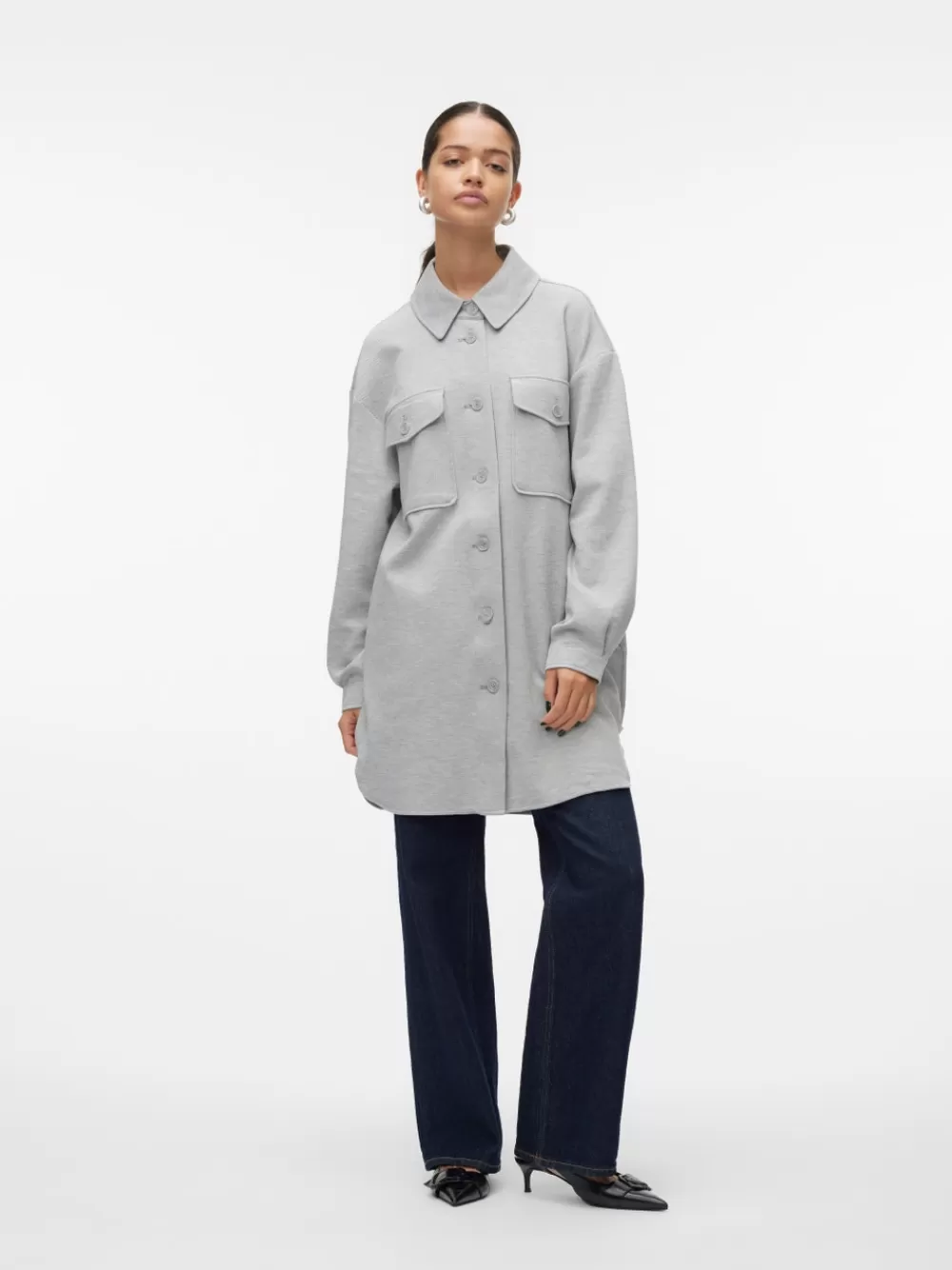 VERO MODA VMEMMA Takit Light Grey Melange Outlet