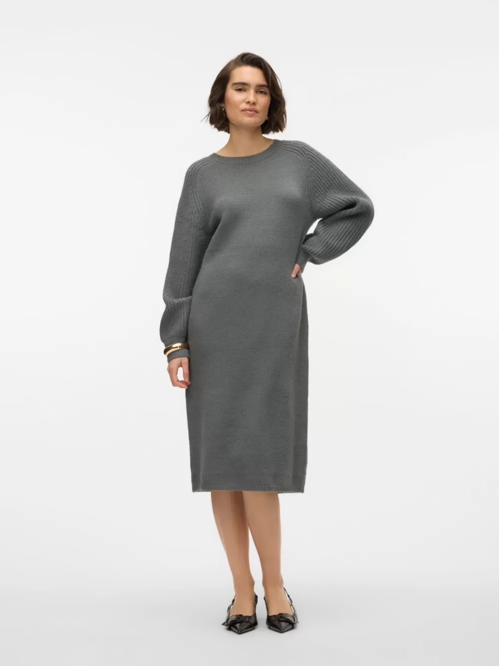 VERO MODA VMENYA Midimekko Balsam Green New