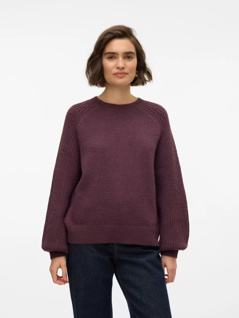 VERO MODA VMENYA Neulepuserot Plum Perfect Fashion