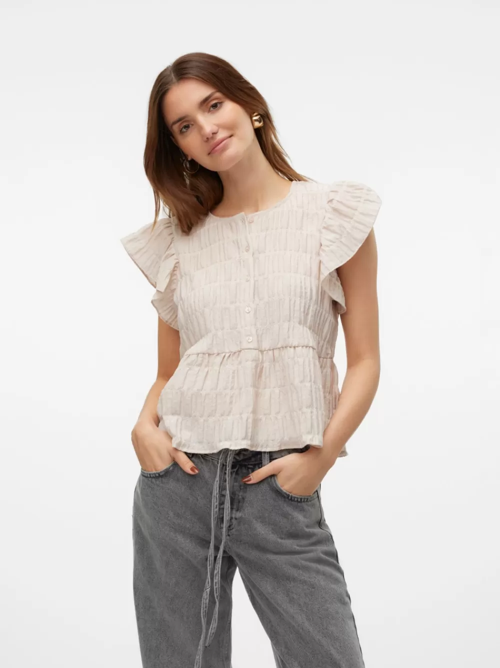 VERO MODA VMERMA Topit Moonbeam Best