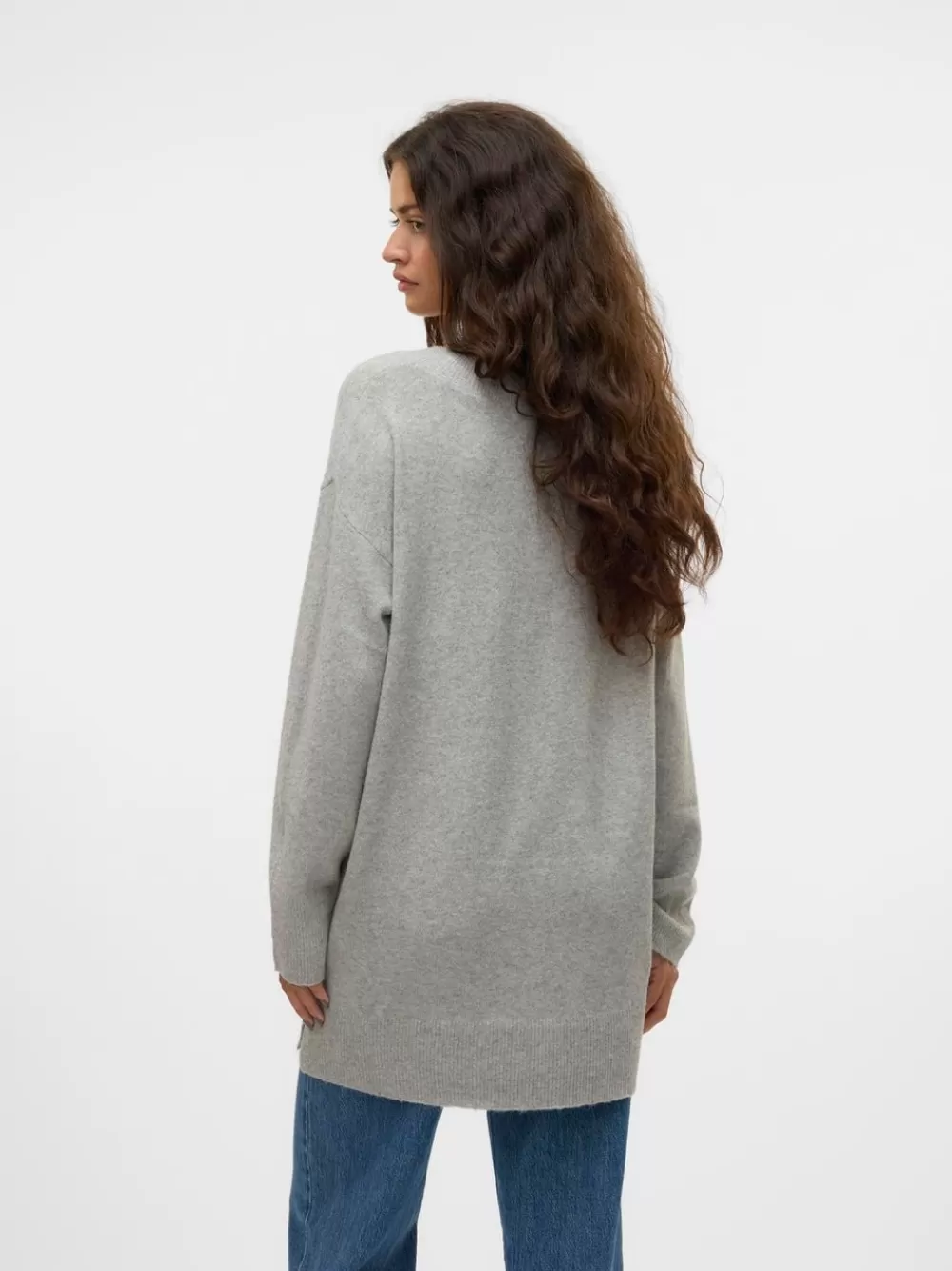 VERO MODA VMESTI Neulepuserot Light Grey Melange Clearance