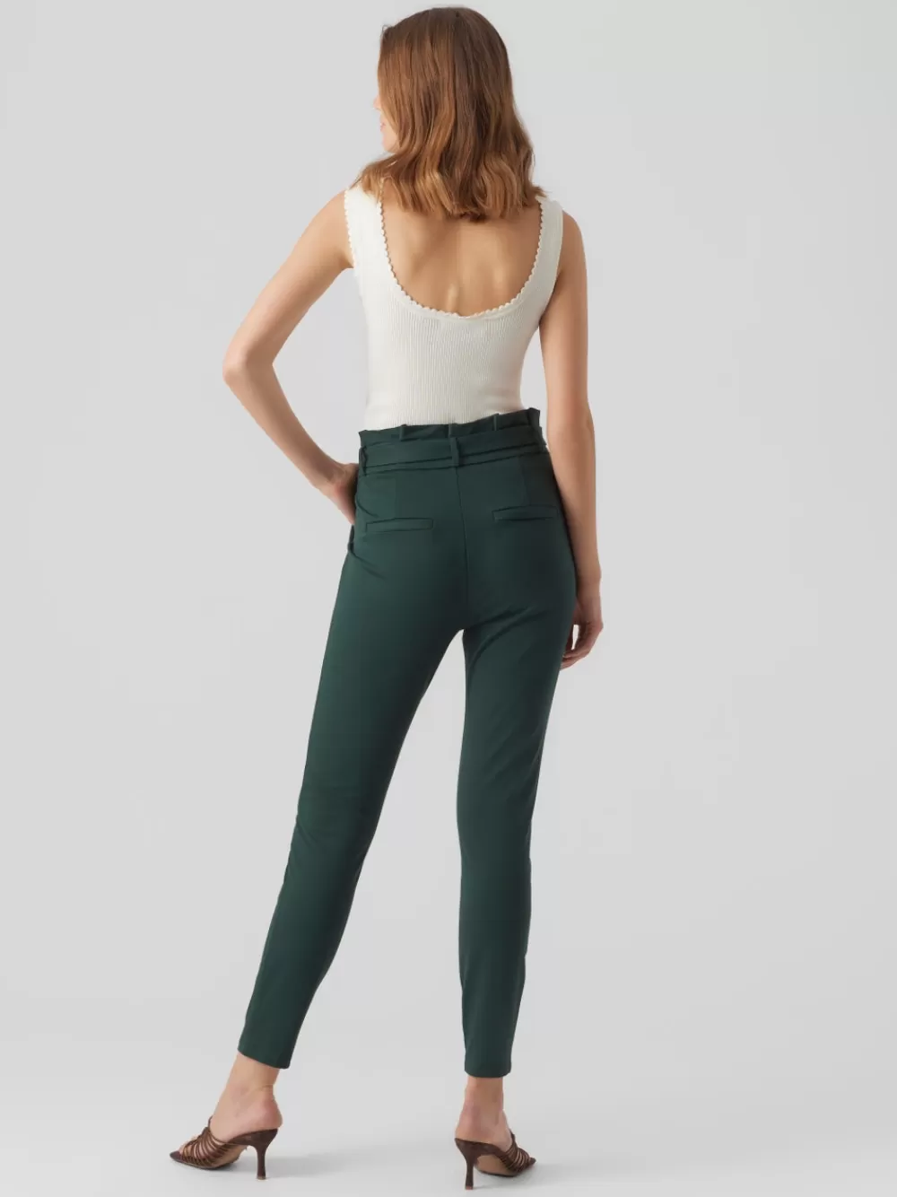 VERO MODA VMEVA Korkea vyötärö Housut Pine Grove Online