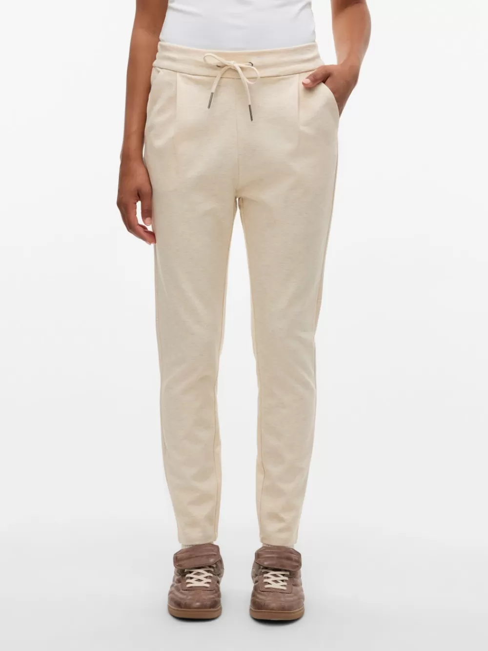VERO MODA VMEVA Normaali vyötärö Housut Pumice Stone Fashion