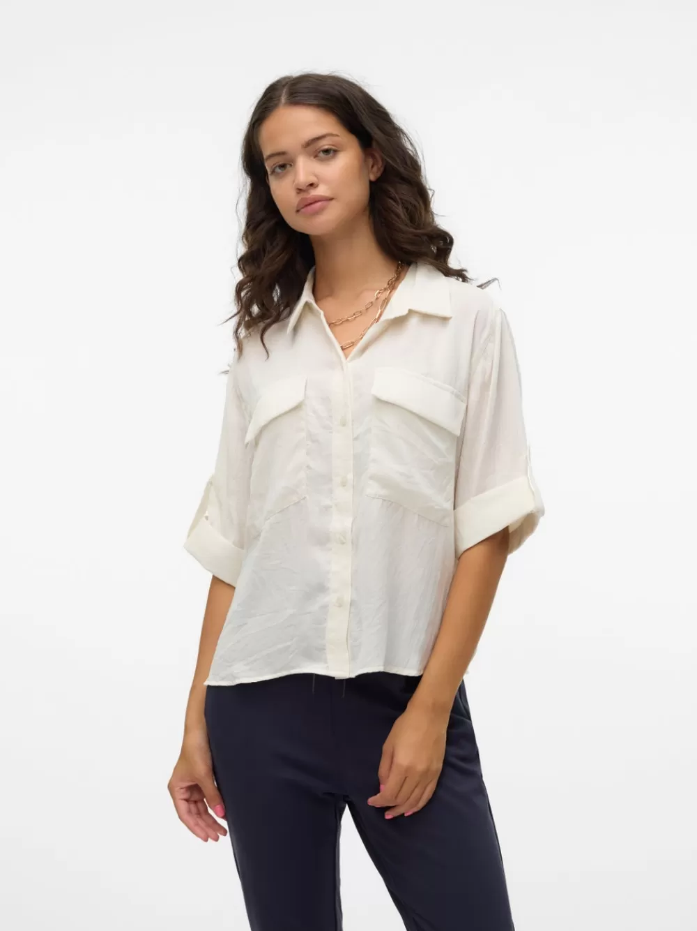 VERO MODA VMFABIANA Paidat Birch Best