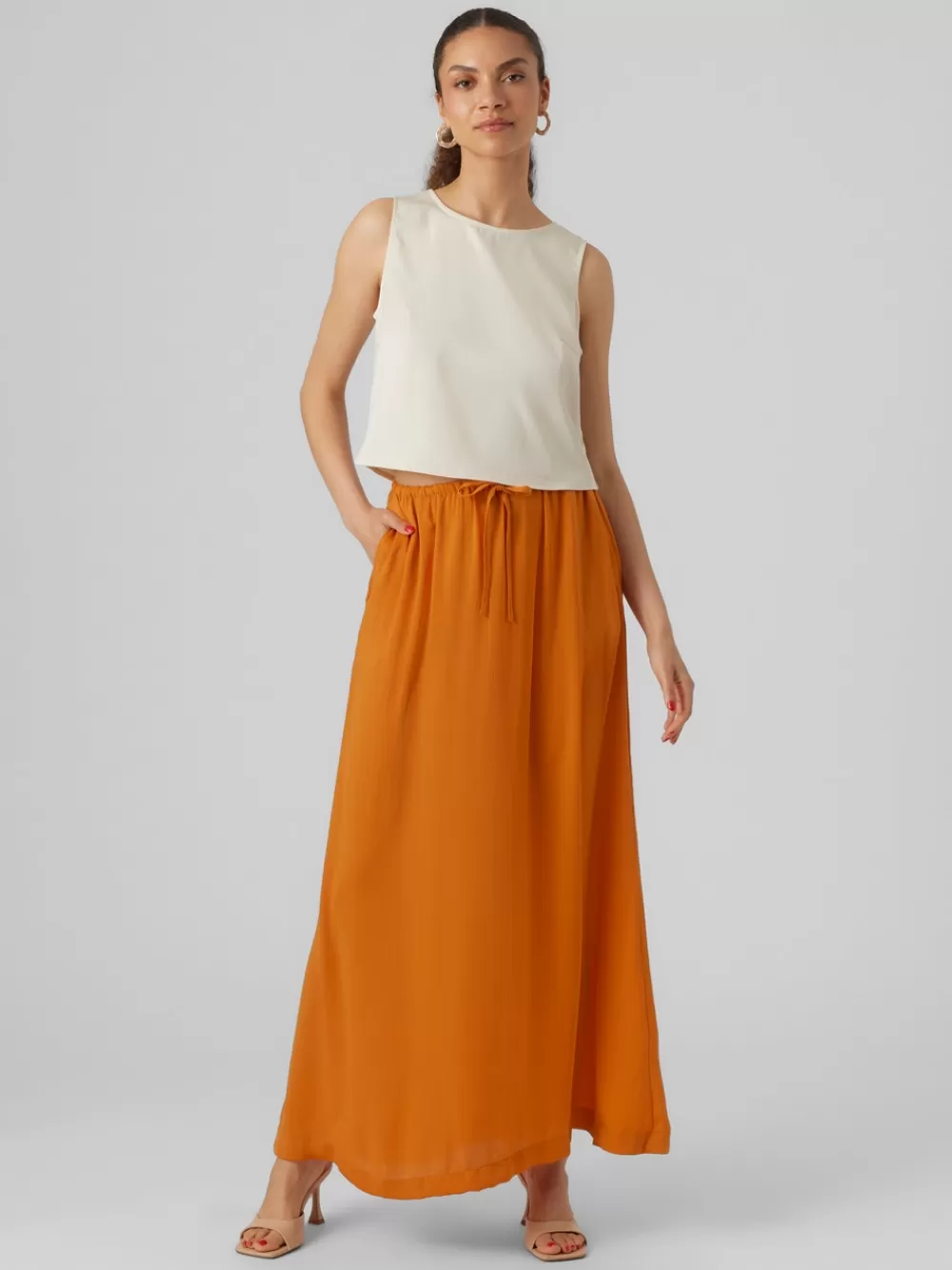 VERO MODA VMFABIANA Pitkä hame Marmalade Fashion