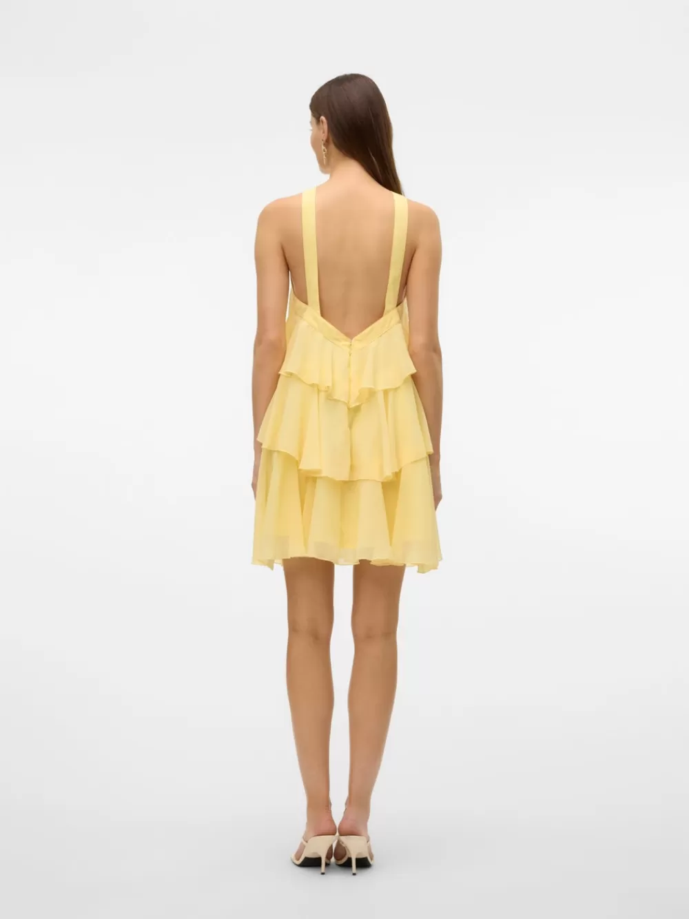 VERO MODA VMFELICIA Lyhyt mekko Pale Banana Flash Sale