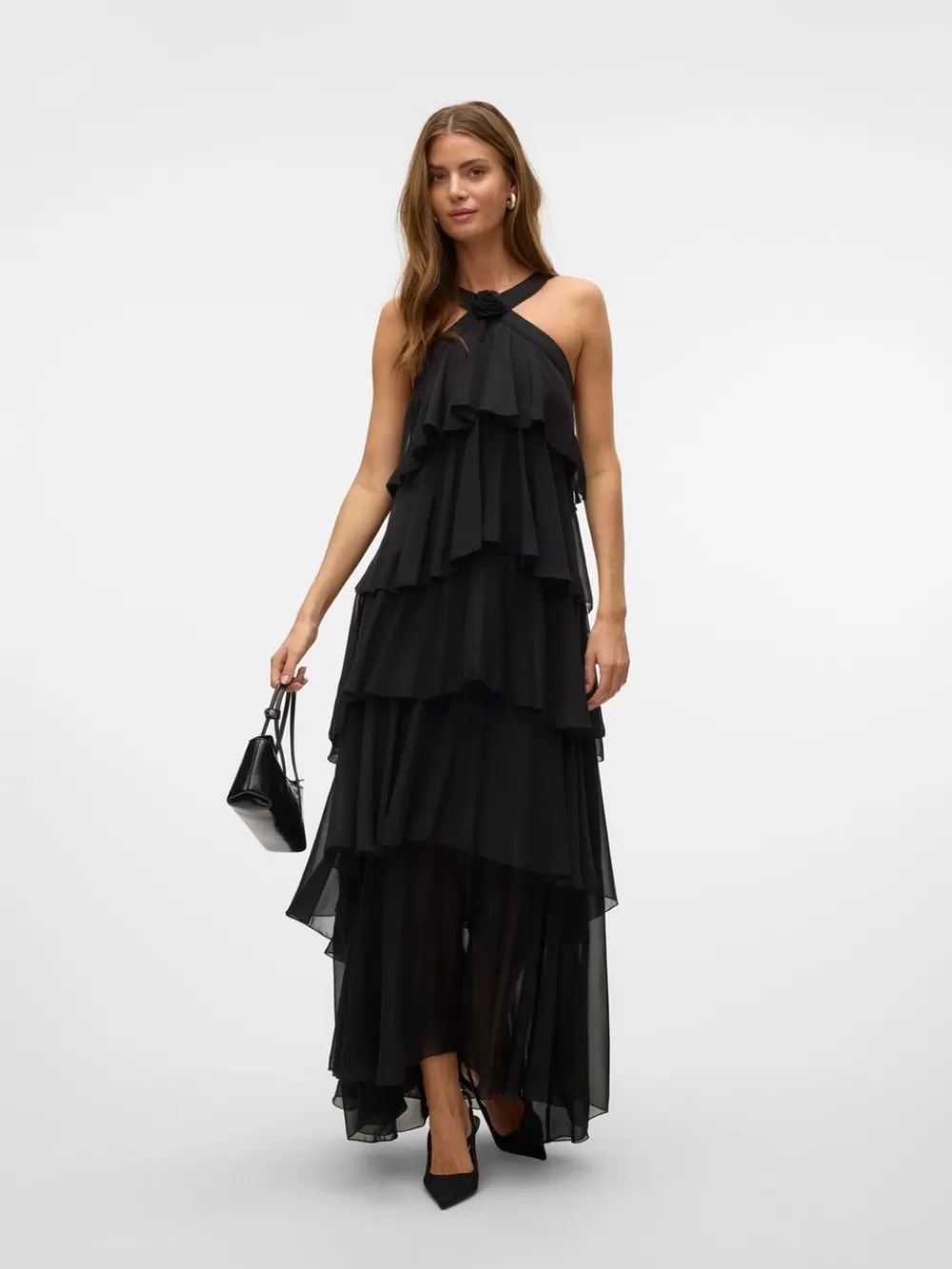 VERO MODA VMFELICIA Pitkä mekko Black Cheap