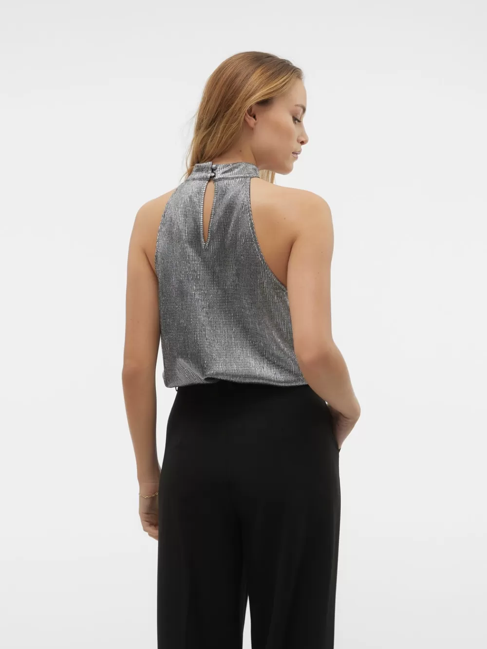VERO MODA VMFELINE Topit Silver Flash Sale
