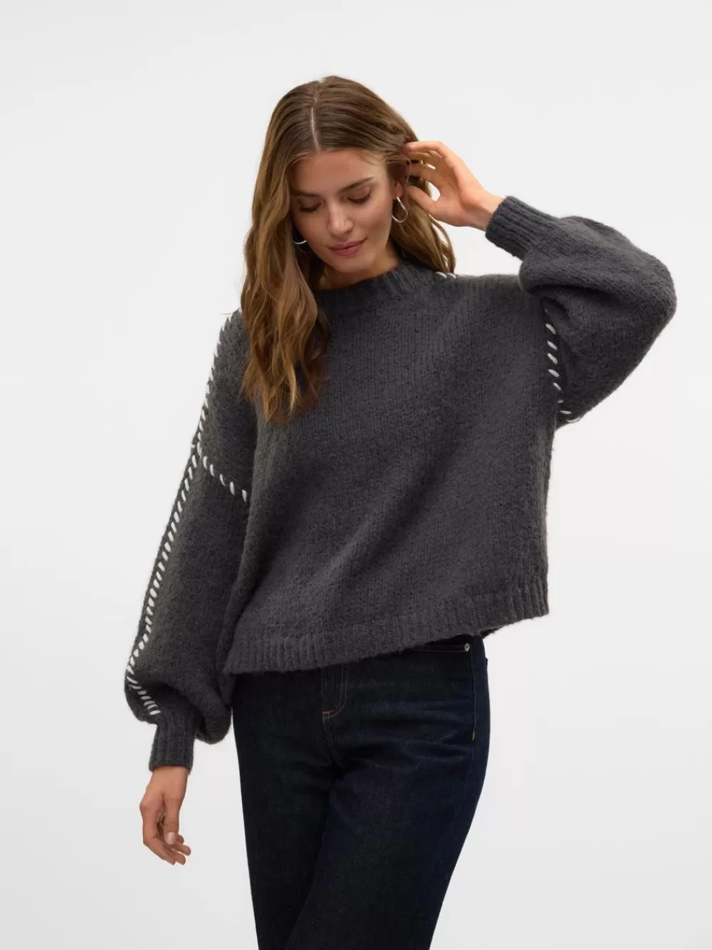 VERO MODA VMFENG Neulepuserot Asphalt Cheap