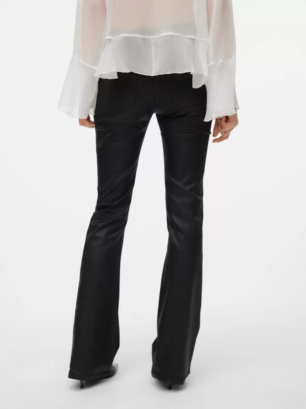VERO MODA VMFLASH Normaali vyötärö Flared fit Farkut Black Clearance