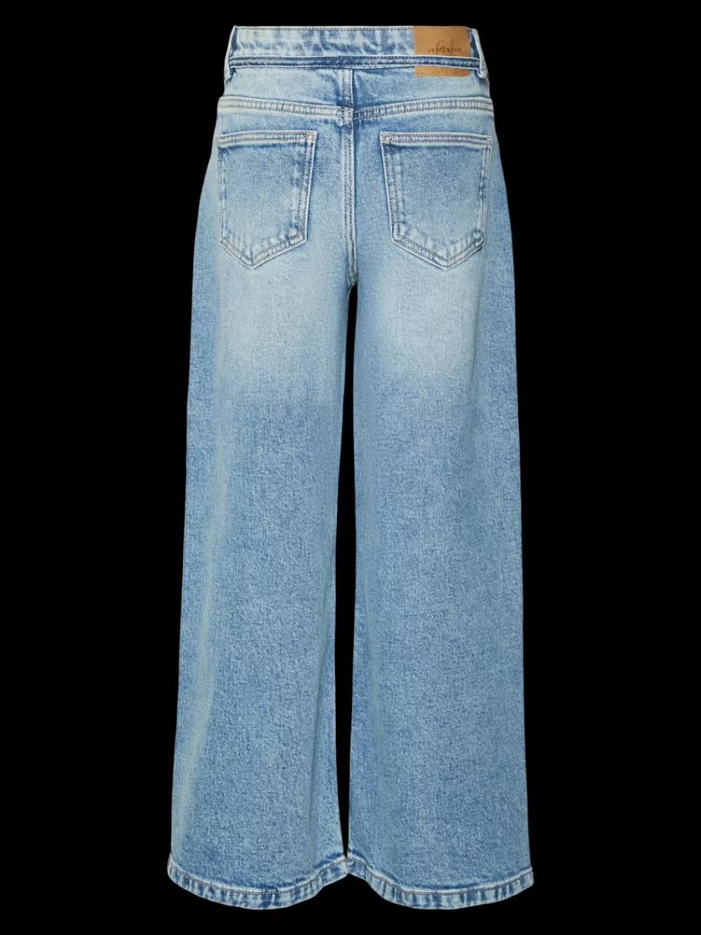 VERO MODA VMFLORA Normaali vyötärö Wide fit Farkut Light Blue Denim Hot