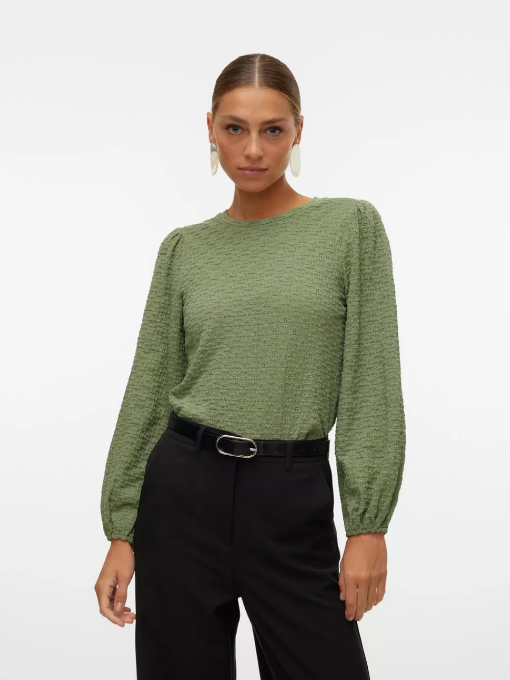 VERO MODA VMFLOWER Topit Hedge Green New