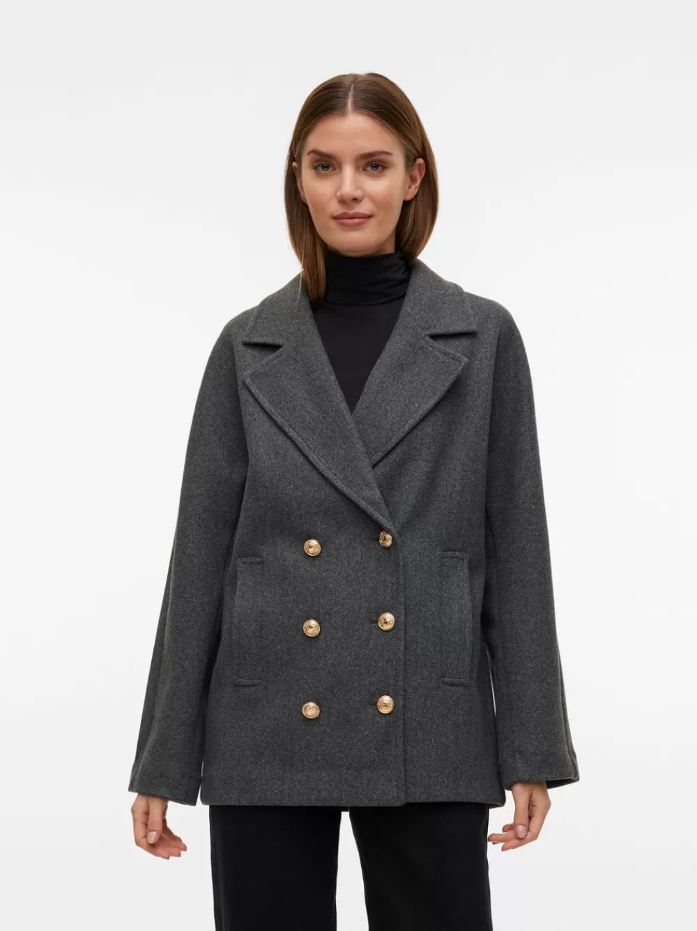 VERO MODA VMFORTUNE Takit Dark Grey Melange Fashion