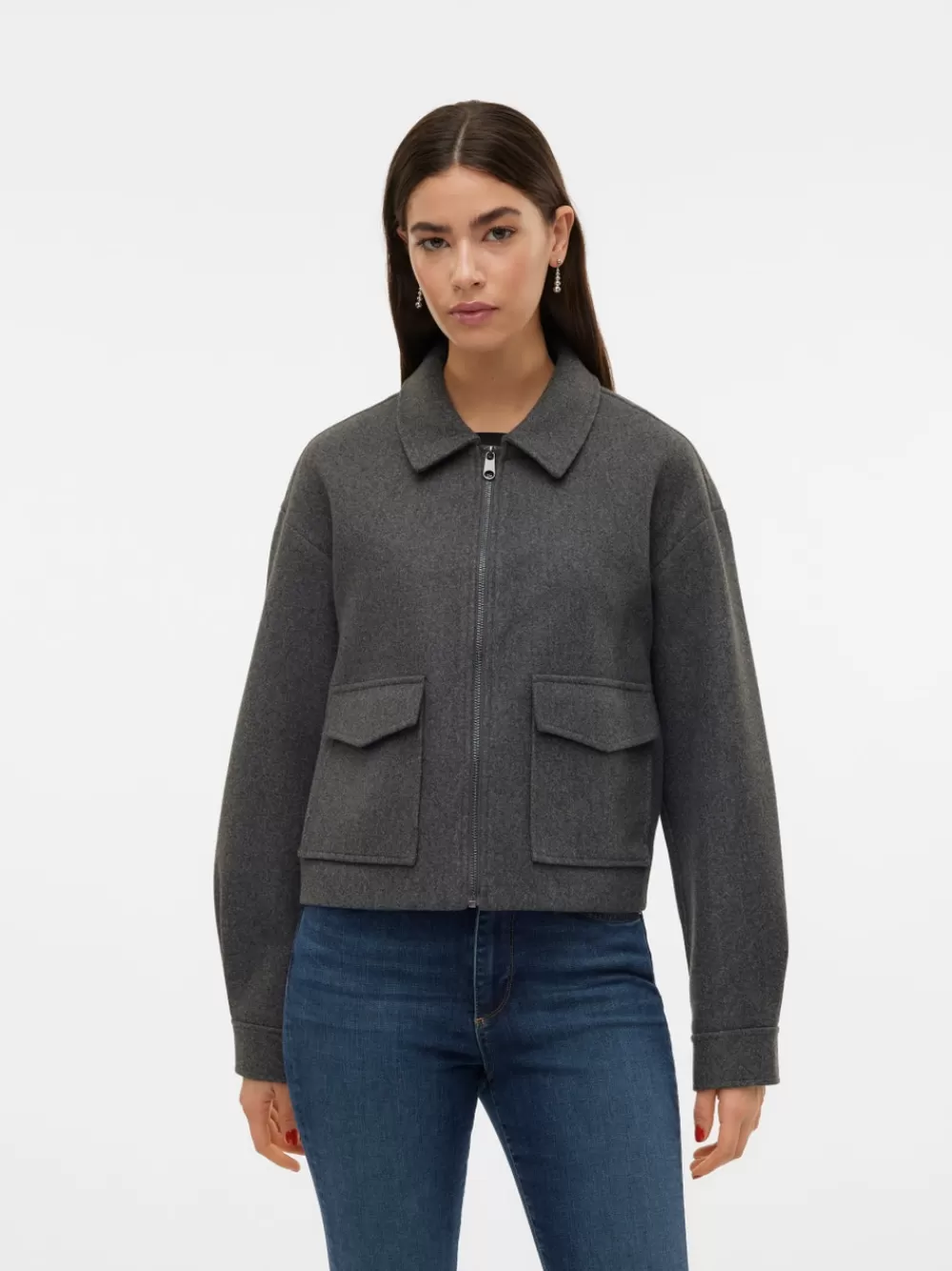 VERO MODA VMFORTUNE Takit Dark Grey Melange New