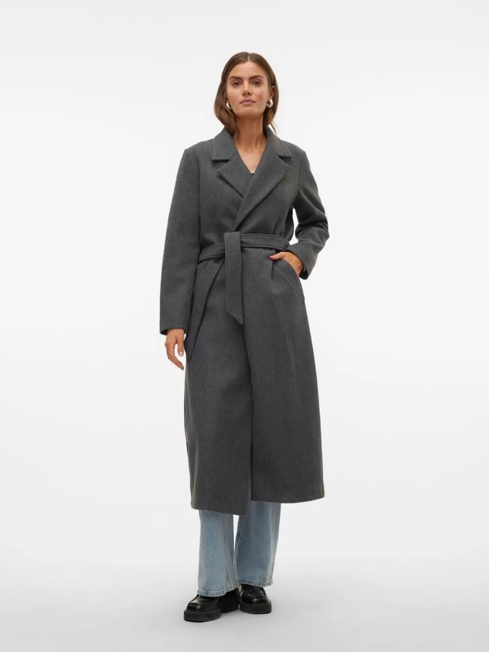 VERO MODA VMFORTUNEAYA Takit Dark Grey Melange Best Sale